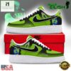 Billie Eilish Lime Green & Black Graphic Custom Air Force 1 Shoes, Music Artist AF1 Shoes Billie Eilish Lime Green Black Graphic Custom Air Force 1 Shoes