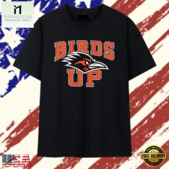 Birds Up UTSA Roadrunners Logo University of Texas at San Antonio T Shirt, Stylish 2D Graphic Shirt Birds UP Utsa Roadrunners Logo University OF Texas AT San Antonio T Shirt