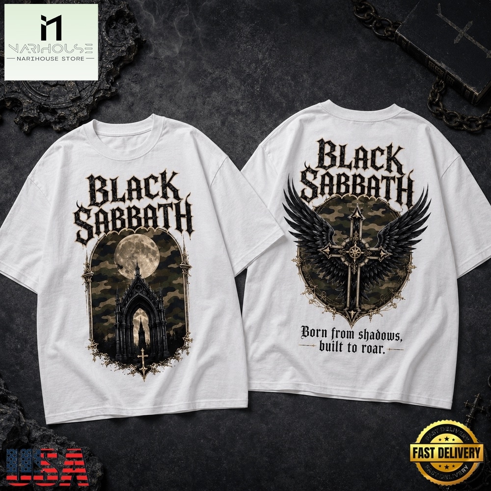 Black Sabbath Camo Shadows Gothic Rock 3D Shirt, Popular 3D Music Tee Black Sabbath Camo Shadows Gothic Rock 3D Shirt, Popular 3D Music Tee