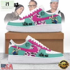 Blink 182 Custom Air Force 1 Sneakers Shoes, Music Artist AF1 Shoes Blink 182 Custom Air Force 1 Sneakers Shoes
