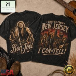 Bon Jovi Vintage Band Photo New Jersey I Can Tell 3D Shirt, Popular 3D Music Tee Bon Jovi Vintage Band Photo New Jersey I Can Tell 3D Shirt