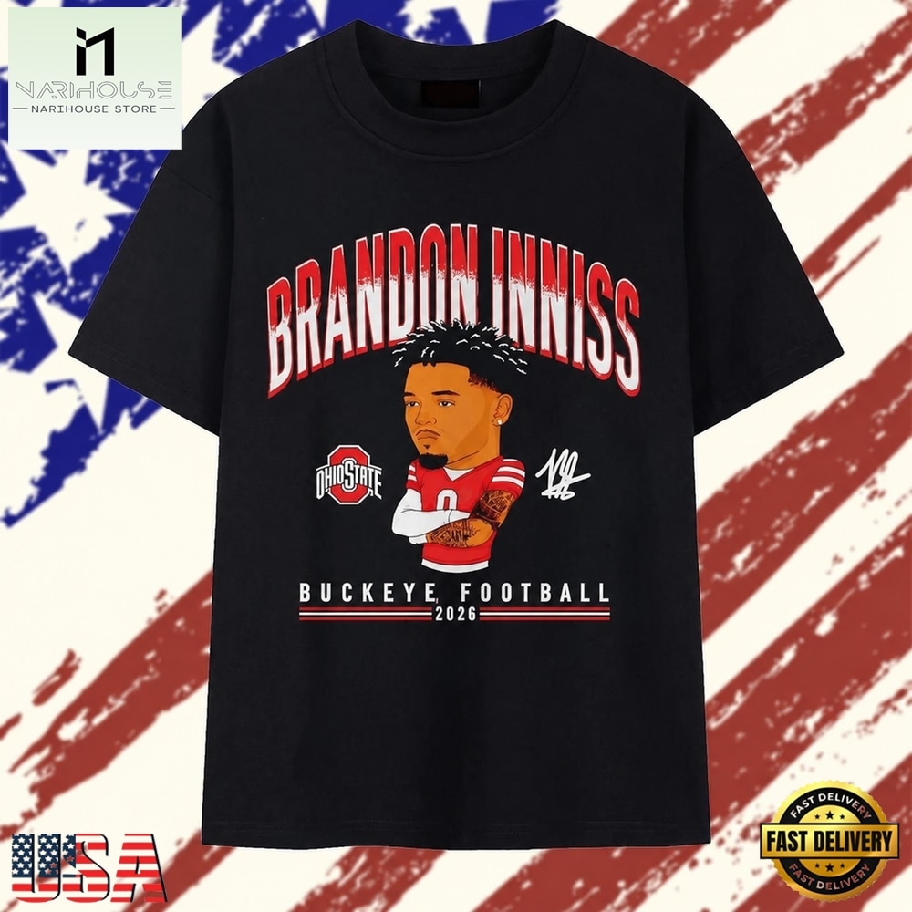 Brandon Inniss Ohio State Black Exclusive T Shirt, Stylish 2D Graphic Shirt Brandon Inniss Ohio State Black Exclusive T Shirt, Stylish 2D Graphic Shirt