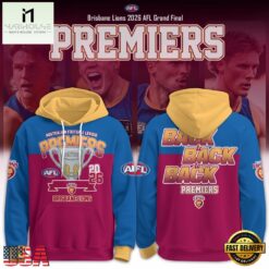 Brisbane Lions 2026 AFL Premiers Three Peat New Design Hoodie, Hot 3D Shirt Trend Brisbane Lions 2026 Afl Premiers Three Peat New Design Hoodie