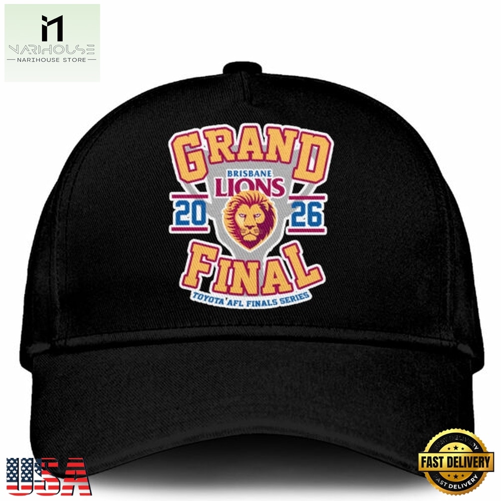 Brisbane Lions 2026 Grand Final Black Cap, Trending Cap Style Brisbane Lions 2026 Grand Final Black Cap, Trending Cap Style
