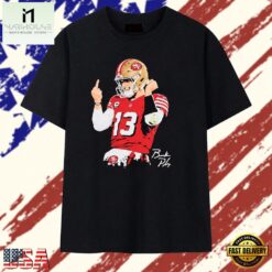 Brock Purdy San Francisco 49ers Signature T Shirt, Stylish 2D Graphic Shirt Brock Purdy San Francisco 49ers Signature T Shirt
