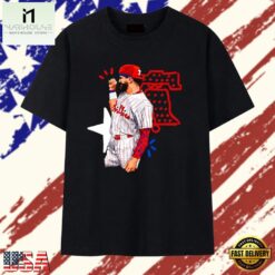 Bryce Harper Philadelphia Phillies MLB Baseball T Shirt, Stylish 2D Graphic Shirt Bryce Harper Philadelphia Phillies Mlb Baseball T Shirt