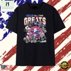 Buffalo Bills All Time Greats 1959 2026 Legends Graphic T Shirt, Stylish 2D Graphic Shirt Buffalo Bills All Time Greats 1959 2026 Legends Graphic T Shirt