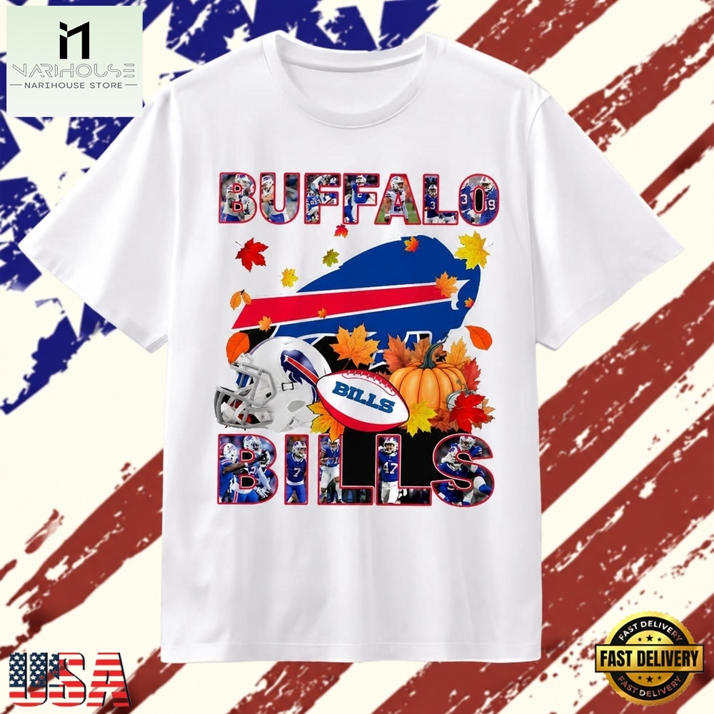 Buffalo Bills Football Autumn Fall Pumpkin Graphic T Shirt, Stylish 2D Graphic Shirt Buffalo Bills Football Autumn Fall Pumpkin Graphic T Shirt, Stylish 2D Graphic Shirt