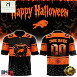 Buffalo Bills Happy Halloween 2026 Custom Football Jersey, Trending Football Shirt Buffalo Bills Happy Halloween 2026 Custom Football Jersey