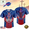 Buffalo Bills NFL Blessed Beyond The Score Baseball Jersey, NFL Game Day Jersey Buffalo Bills Nfl Blessed Beyond The Score Baseball Jersey