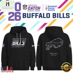 Buffalo Bills NFL Crucial Catch 2026 Limited Edition Black Hoodie Shirt, NFL Sporty Shirt Buffalo Bills Nfl Crucial Catch 2026 Limited Edition Black Hoodie Shirt