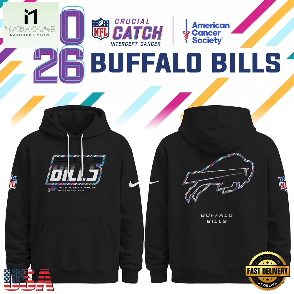 Buffalo Bills NFL Crucial Catch 2026 Limited Edition Black Hoodie Shirt, NFL Sporty Shirt Buffalo Bills NFL Crucial Catch 2026 Limited Edition Black Hoodie Shirt, NFL Sporty Shirt