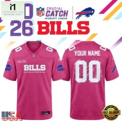 Buffalo Bills NFL Crucial Catch 2026 Pink Limited Edition Football Jersey, Trending Football Shirt Buffalo Bills Nfl Crucial Catch 2026 Pink Limited Edition Football Jersey