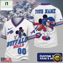 Buffalo Bills NFL Mickey Quarterback Football Jersey, NFL Team Football Jersey Buffalo Bills Nfl Mickey Quarterback Football Jersey