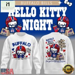 Buffalo Bills x Hello Kitty 2026 Limited Edition Sweatshirt, Hot 3D Shirt Trend Buffalo Bills X Hello Kitty 2026 Limited Edition Sweatshirt