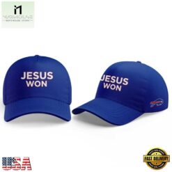 Buffalo Bills x Jesus Won 2026 Special New Cap, Trending Cap Style Buffalo Bills X Jesus Won 2026 Special New Cap