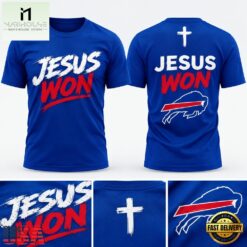 Buffalo Bills x Jesus Won 2026 Special New T Shirt, Hot 3D Shirt Trend Buffalo Bills X Jesus Won 2026 Special New T Shirt