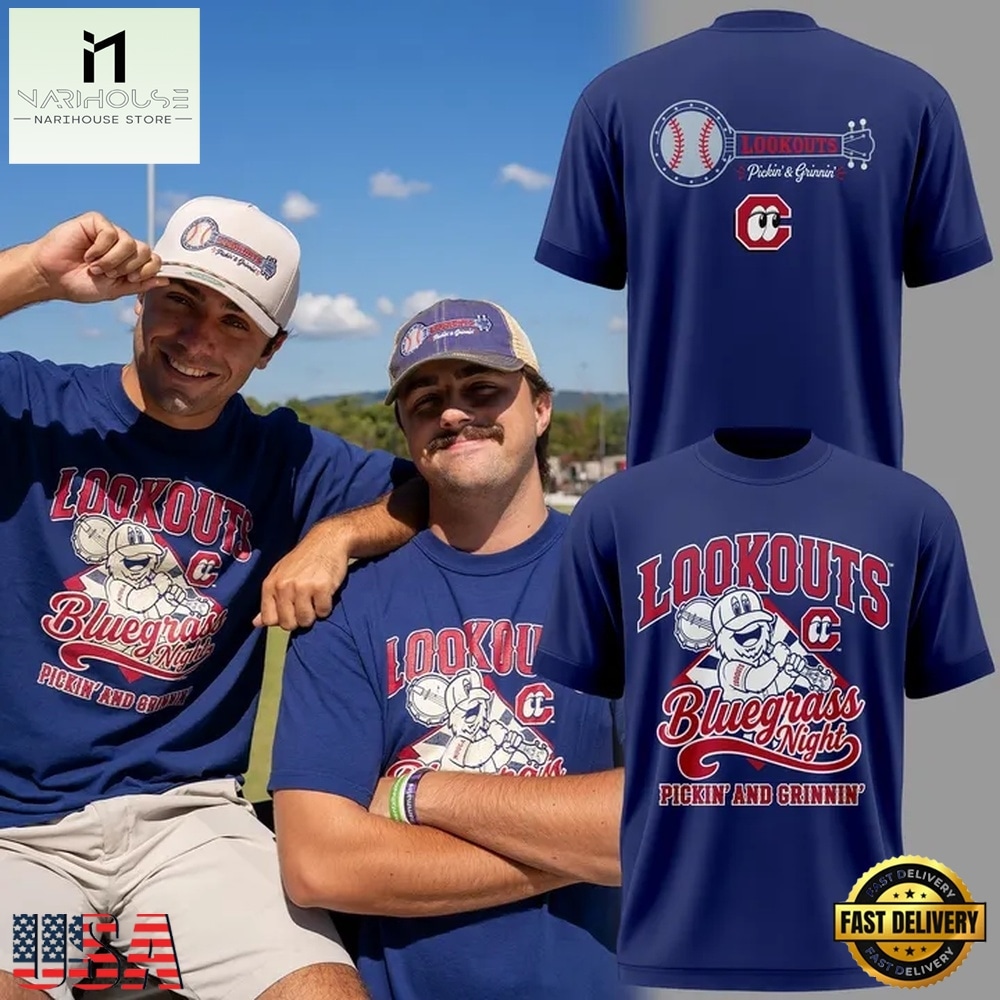 Chattanooga Lookouts Bluegrass Night Pickin’ & Grinnin’ T Shirt, Hot 3D Shirt Trend Chattanooga Lookouts Bluegrass Night Pickin’ & Grinnin’ T Shirt, Hot 3D Shirt Trend