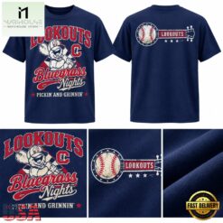 Chattanooga Lookouts x Bluegrass Night Pickin’ & Grinnin 2026 T Shirt, Hot 3D Shirt Trend Chattanooga Lookouts X Bluegrass Night Pickin Grinnin 2026 T Shirt