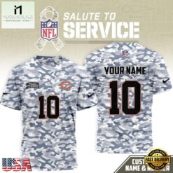 Chicago Bears 2026 NFL Salute to Service Camo New Design 3D Shirt, NFL Sporty Shirt Chicago Bears 2026 Nfl Salute TO Service Camo New Design 3D Shirt
