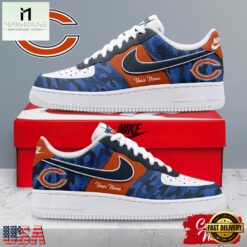 Chicago Bears NFL End Zone Energy Custom Air Force 1 Shoes Sneaker, NFL Team AF1 Shoes Chicago Bears Nfl End Zone Energy Custom Air Force 1 Shoes Sneaker