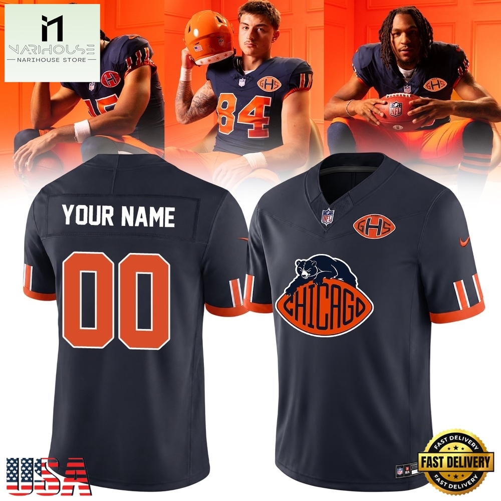 Chicago Bears NFL Rivalries 2026 Custom Name And Number Football Jersey, Trending Football Shirt Chicago Bears NFL Rivalries 2026 Custom Name And Number Football Jersey, Trending Football Shirt