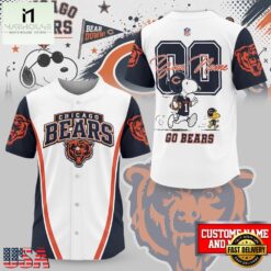 Chicago Bears NFL Snoopy Ultimate Game Day Personalized Jersey Shirt, NFL Game Day Jersey Chicago Bears Nfl Snoopy Ultimate Game Day Personalized Jersey Shirt