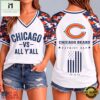 Chicago Bears NFL vs All Y' All United We Stand V Neck T Shirt, Trendy NFL V Neck Tee Chicago Bears Nfl VS All Y All United WE Stand V Neck T Shirt