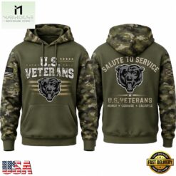 Chicago Bears x Salute To Service 2026 Limited Edition Hoodie, Hot 3D Shirt Trend Chicago Bears X Salute TO Service 2026 Limited Edition Hoodie