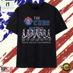 Chicago Cubs 150th Anniversary 1876 2026 Abbey Road Signatures T Shirt, Stylish 2D Graphic Shirt Chicago Cubs 150th Anniversary 1876 2026 Abbey Road Signatures T Shirt