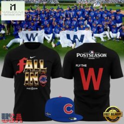 Chicago Cubs 2026 MLB Postseason Fall In Cubs No Time Like October Black T Shirt, Hot 3D Shirt Trend Chicago Cubs 2026 Mlb Postseason Fall IN Cubs NO Time Like October Black T Shirt