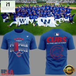 Chicago Cubs 2026 MLB Postseason No Time Like October T Shirt, Hot 3D Shirt Trend Chicago Cubs 2026 Mlb Postseason NO Time Like October T Shirt