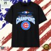 Chicago Cubs 2026 NL Central Division Champions T Shirt, Stylish 2D Graphic Shirt Chicago Cubs 2026 NL Central Division Champions T Shirt