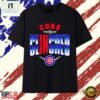 Chicago Cubs 2026 Postseason Locker Room T Shirt, Stylish 2D Graphic Shirt Chicago Cubs 2026 Postseason Locker Room T Shirt