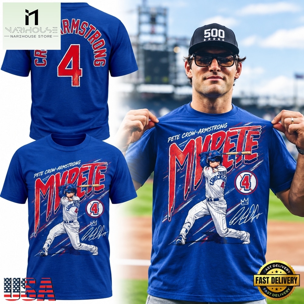Chicago Cubs Crow Armstrong MVPETE 2026 Graphic T Shirt, Hot 3D Shirt Trend Chicago Cubs Crow Armstrong MVPETE 2026 Graphic T Shirt, Hot 3D Shirt Trend