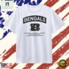 Cincinnati Bengals National Football League AFC North Logo T Shirt, Stylish 2D Graphic Shirt Cincinnati Bengals National Football League Afc North Logo T Shirt