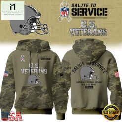 Cleveland Browns NFL US Veterans Salute To Service 2026 Hoodie Shirt, NFL Sporty Shirt Cleveland Browns Nfl US Veterans Salute TO Service 2026 Hoodie Shirt