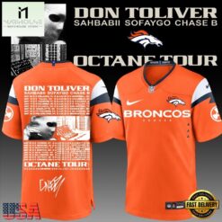 Cleveland Browns x Don Toliver Octane Tour Football Jersey, Trending Football Shirt Cleveland Browns X Don Toliver Octane Tour Football Jersey
