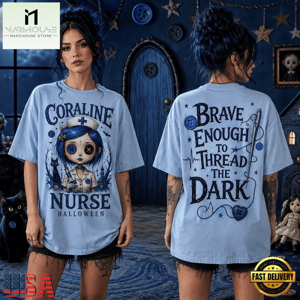 Coraline Nurse Not All Heroes Wear Capes 3D Shirt, Popular 3D Music Tee Coraline Nurse Not All Heroes Wear Capes 3D Shirt, Popular 3D Music Tee
