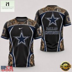 Dallas Cowboys 2026 NFL Hunting Camo 3D Shirt, NFL Sporty Shirt Dallas Cowboys 2026 Nfl Hunting Camo 3D Shirt