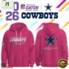 Dallas Cowboys Crucial Catch 2026 Pink Limited Edition Hoodie Shirt, Hot 3D Shirt Trend Dallas Cowboys Crucial Catch 2026 Pink Limited Edition Hoodie Shirt