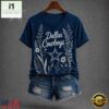 Dallas Cowboys NFL Floral Garden V Neck T Shirt, Trendy NFL V Neck Tee Dallas Cowboys Nfl Floral Garden V Neck T Shirt
