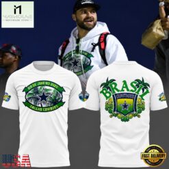 Dallas Cowboys NFL Rio de Janeiro Brazil Game 2026 White 3D Shirt, Hot 3D Shirt Trend Dallas Cowboys Nfl Rio DE Janeiro Brazil Game 2026 White 3D Shirt