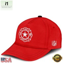 Dallas Cowboys x Firefighter Appreciation Night 2026 Limited Edition Classic Cap, Trending Cap Style Dallas Cowboys X Firefighter Appreciation Night 2026 Limited Edition Classic Cap