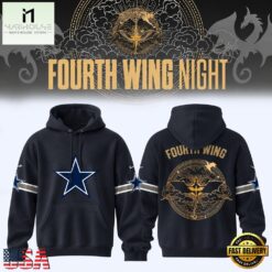 Dallas Cowboys x Fourth Wing Night 2026 Limited Edition Hoodie, Hot 3D Shirt Trend Dallas Cowboys X Fourth Wing Night 2026 Limited Edition Hoodie