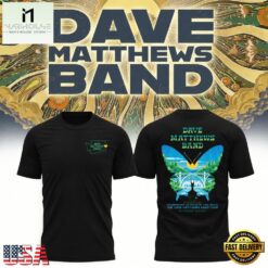Dave Matthews Band George WA 2026 Gig Poster Live At The Gorge Black T Shirt, Popular 3D Music Tee Dave Matthews Band George WA 2026 Gig Poster Live AT The Gorge Black T Shirt