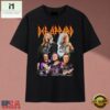 Def Leppard Band Signatures Vintage Rock T Shirt, Music Fan 2D Shirt Def Leppard Band Signatures Vintage Rock T Shirt