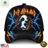 Def Leppard Hysteria Graphic Lightning Bolt Black Classic Cap