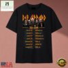 Def Leppard Tour Concert Dates Tour Schedule Rock T Shirt, Music Fan 2D Shirt Def Leppard Tour Concert Dates Tour Schedule Rock T Shirt