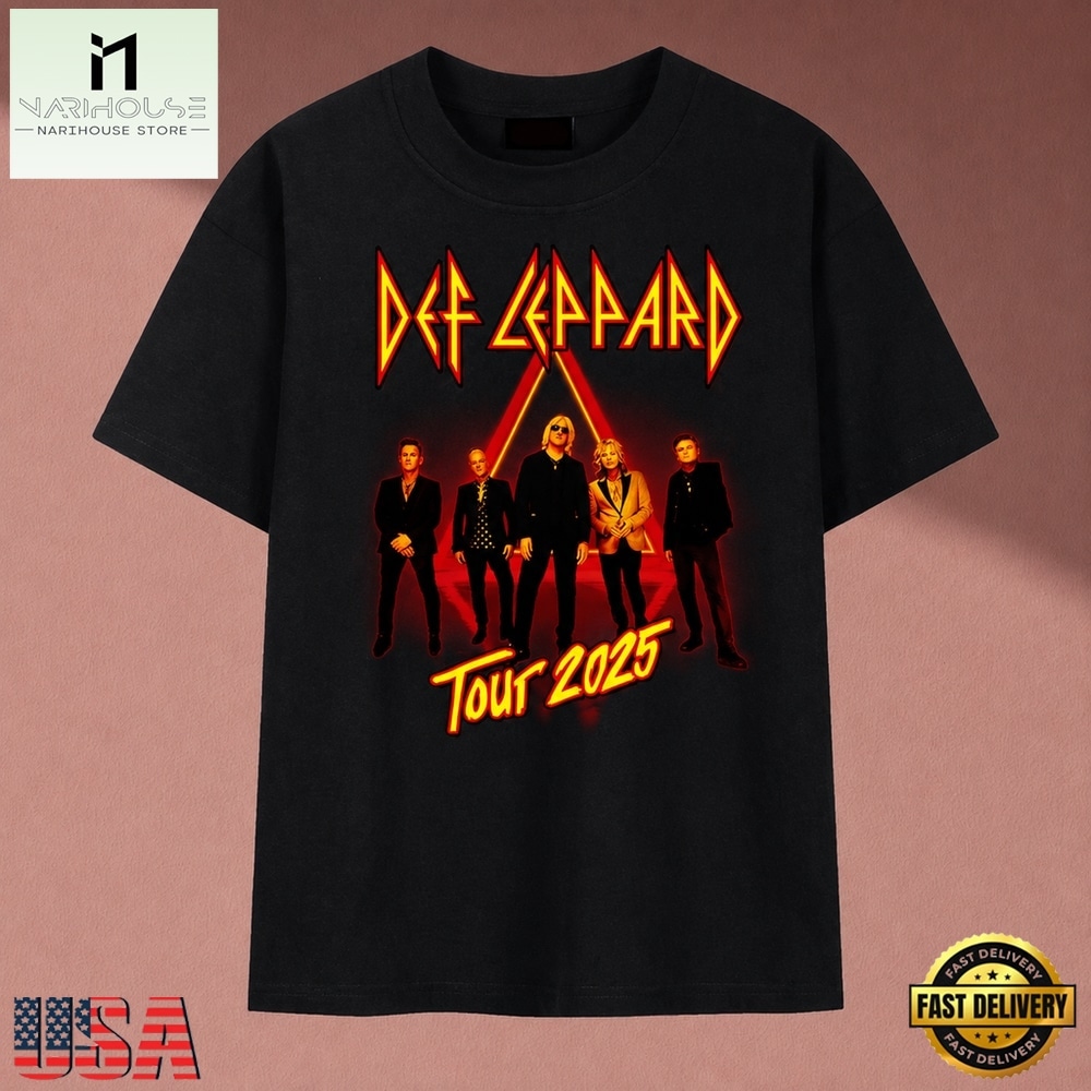Def Leppard Tour Rock Heavy Metal Band T Shirt, Music Fan 2D Shirt Def Leppard Tour Rock Heavy Metal Band T Shirt, Music Fan 2D Shirt